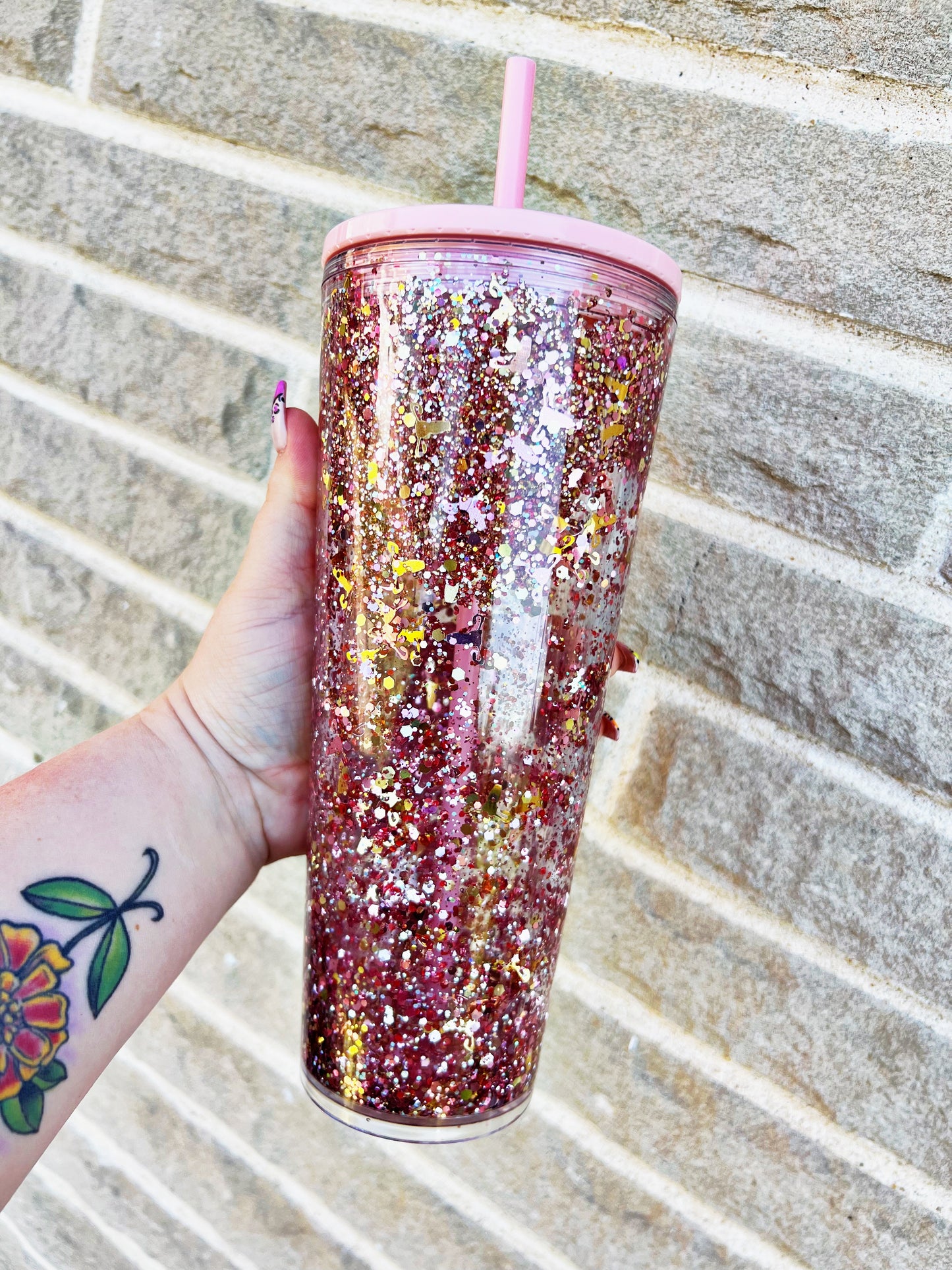 Custom Snowglobe Tumbler
