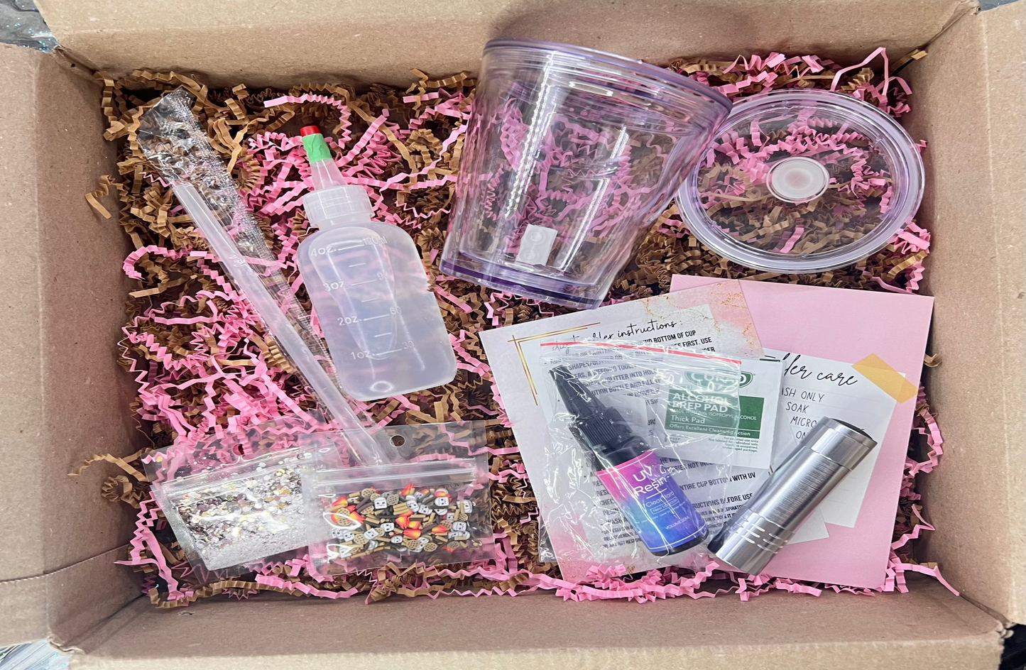 24oz DIY Snowglobe Tumbler Kit